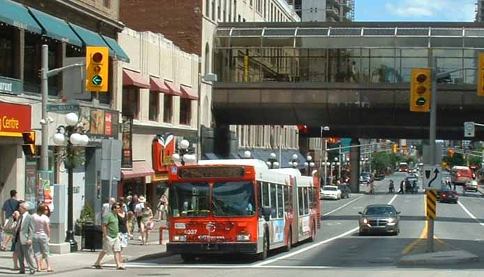 OC Transpo New Flyer D60LF articulated bus 6337